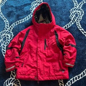 Red Columbia Boys Omnitech Jacket